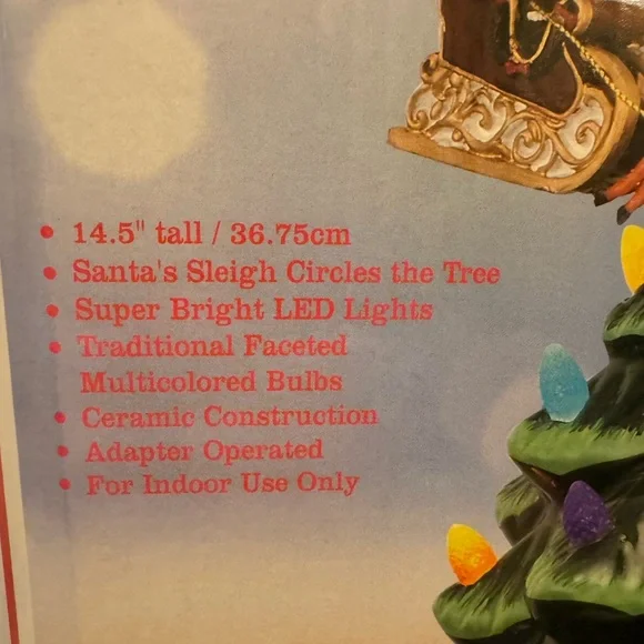 Mr. Christmas Animated Nostalgic Tree. 14.5” Tall. Like new. - Picture 13 of 13